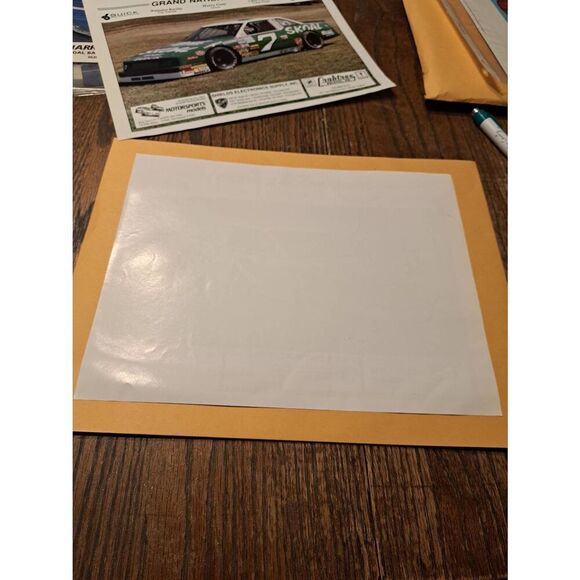 Vintage Harry Gant Skoal Bandit NASCAR Buick Promo 8.5x11 Grand National - Picture 2 of 2